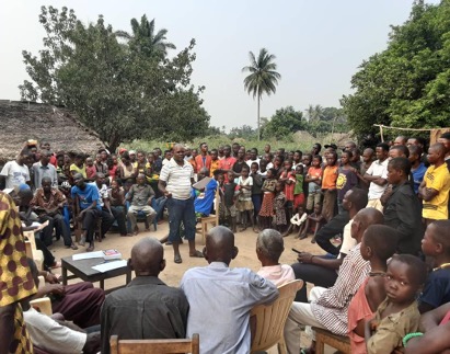 Awareness raising for Free, Prior and Informed Consent in Kwilu Province