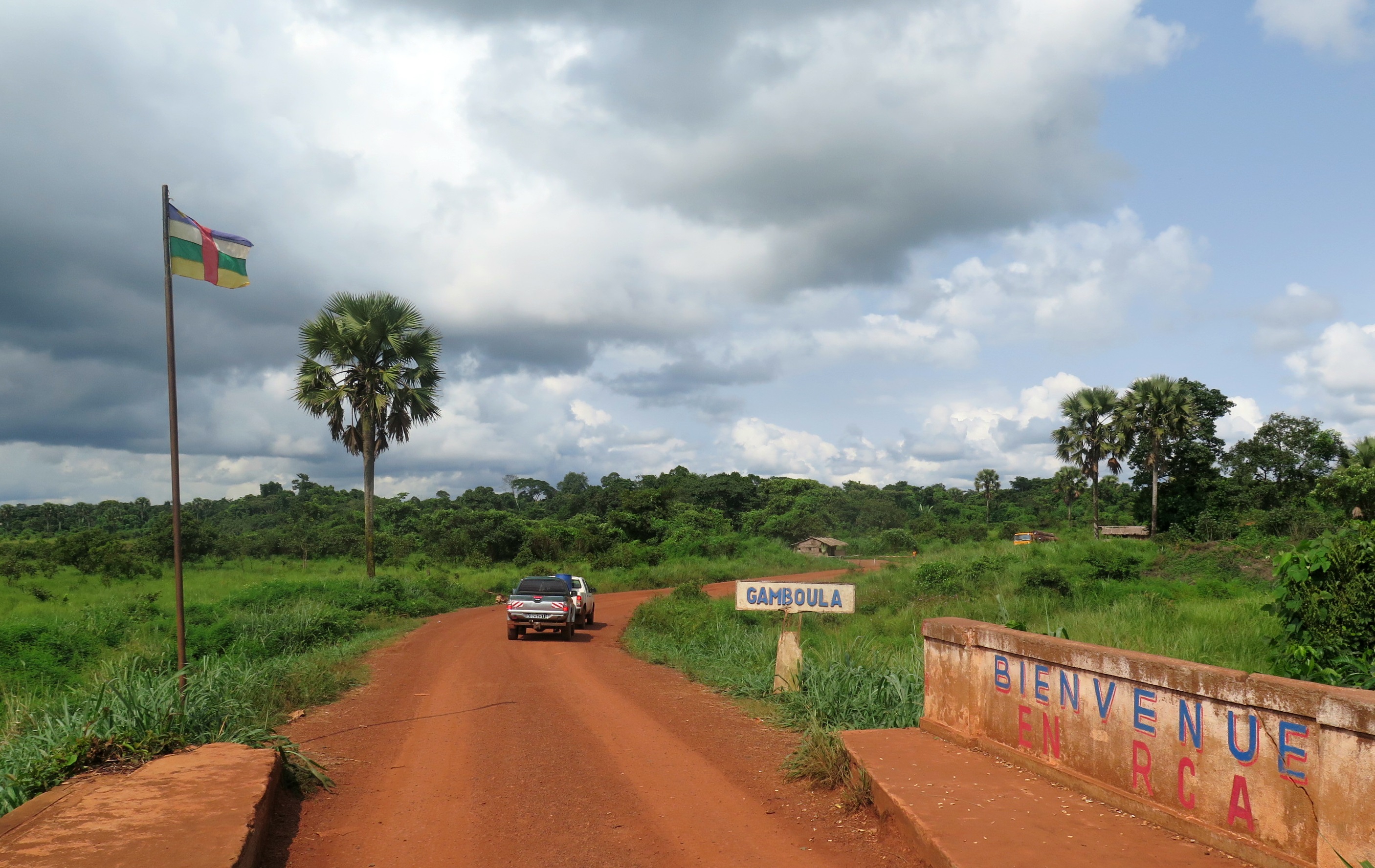 Road with welcome sign RCA